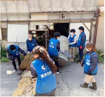 被災地支援活動の様子のイメージ