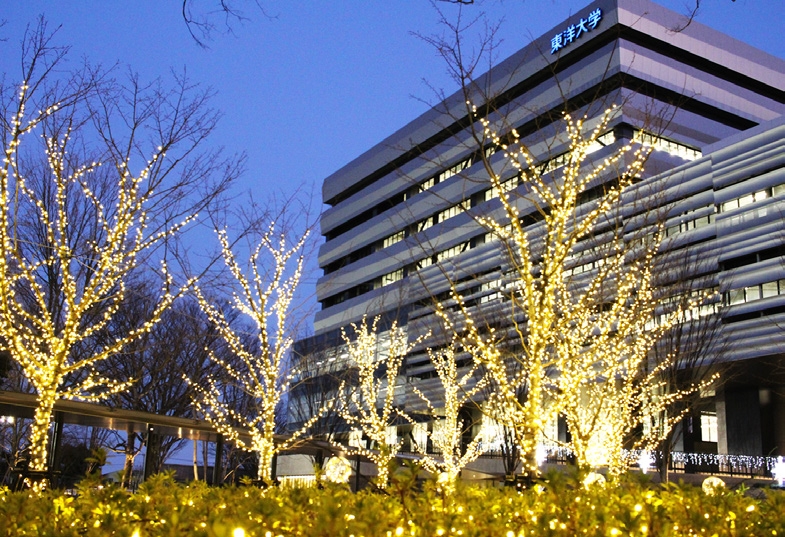 朝霞キャンパス イルミネーション