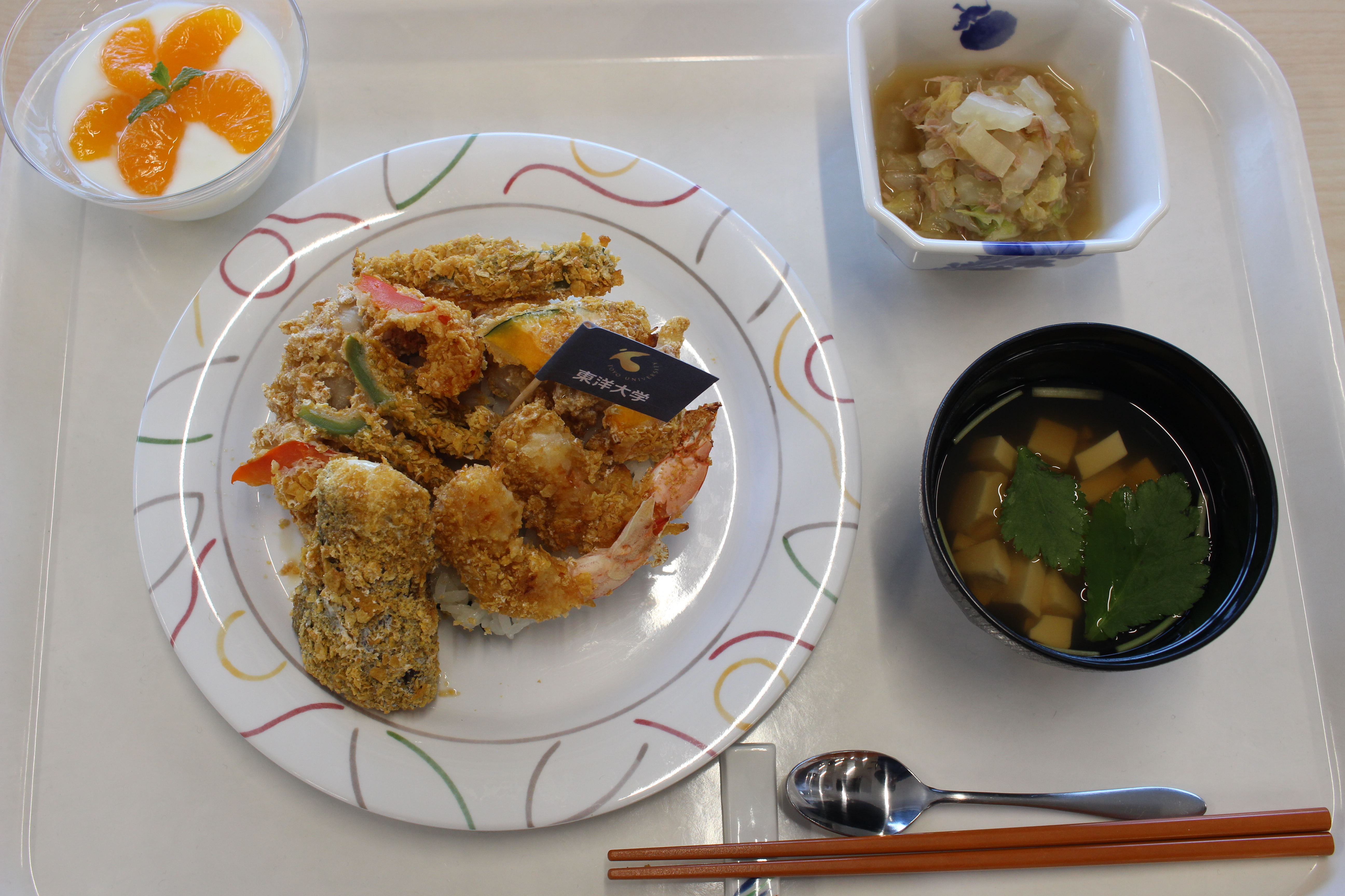 「天丼ケーキ」メニュー写真