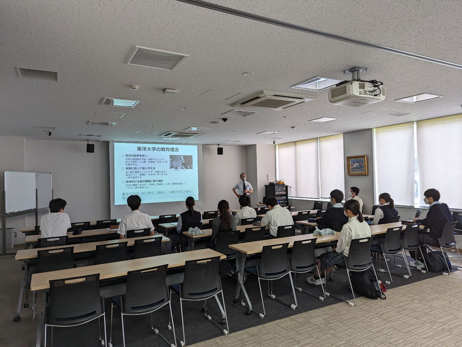 説明会の様子"