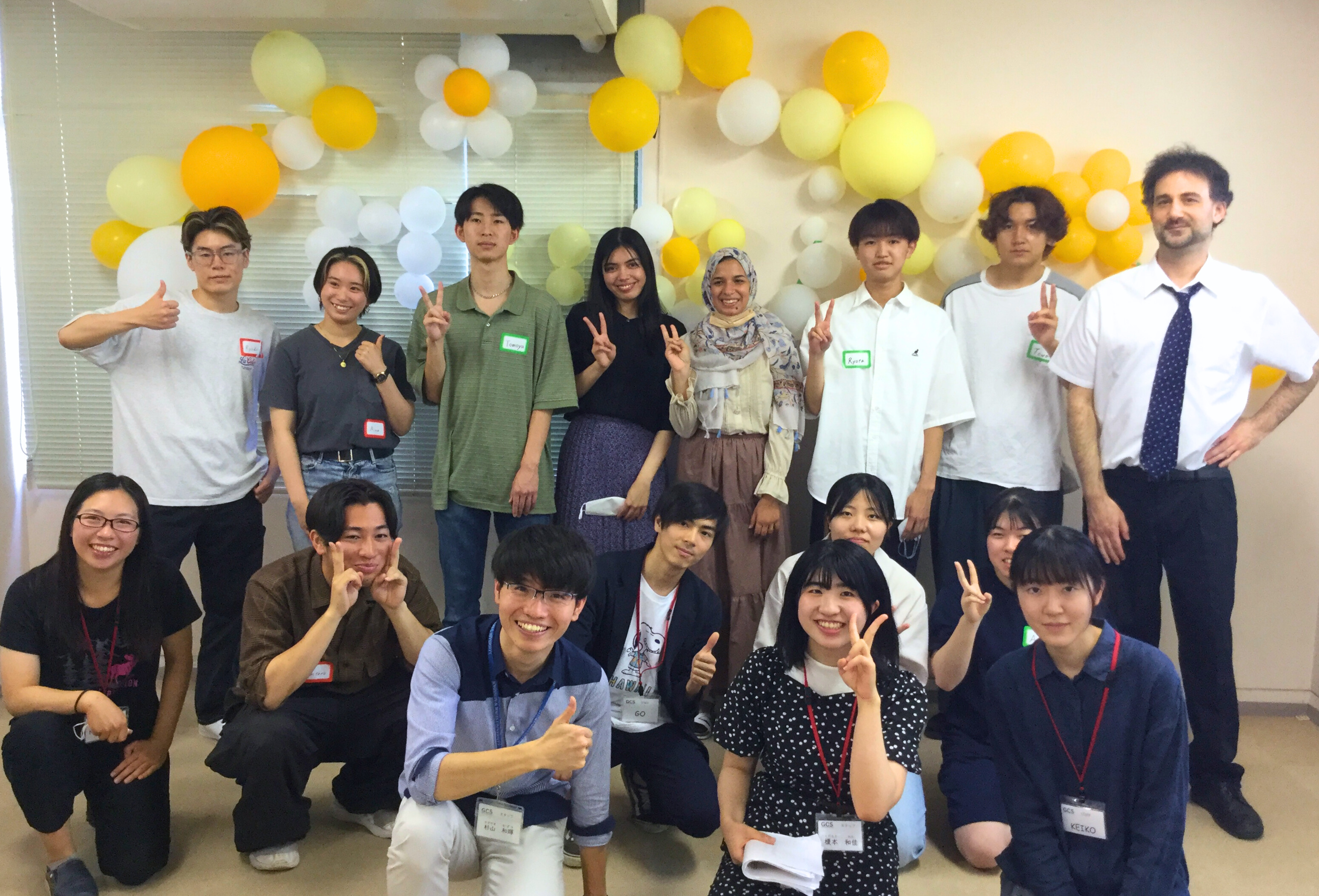 3限のイベントでの集合写真