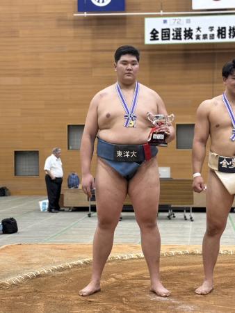 第72回 全国選抜大学・実業団相撲刈谷大会（オトゴンバト・優勝）