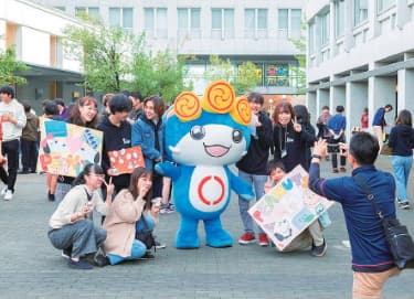 板倉キャンパス風景：板倉キャンパス大学祭「雷祭」