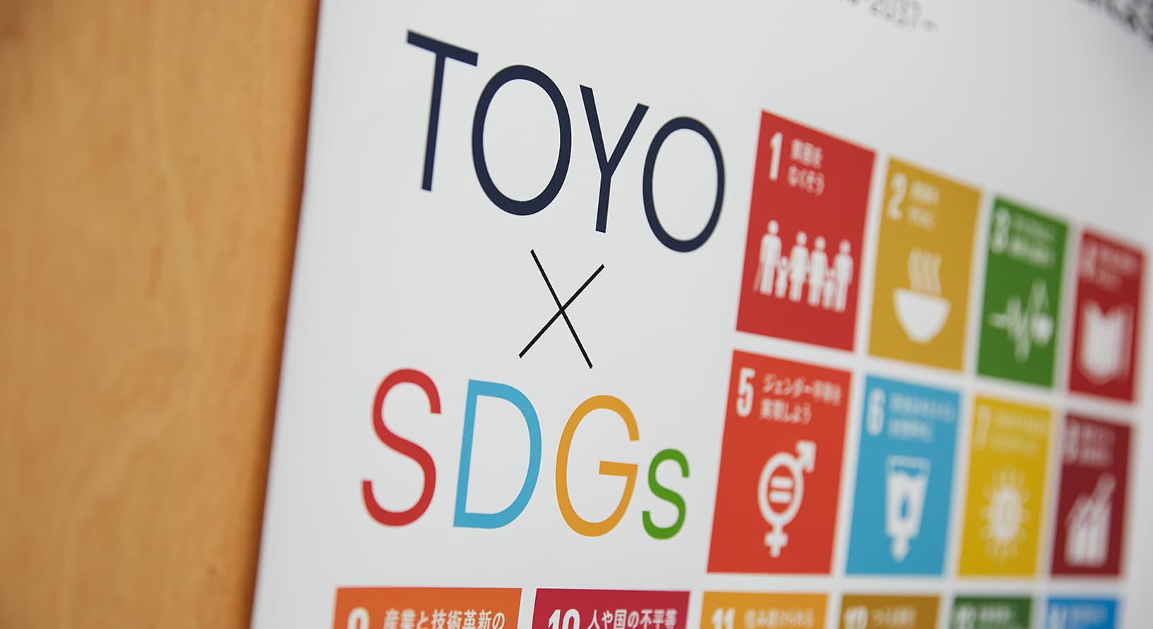写真：TOYO x SDGs インフォグラフィックス
