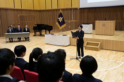 下級生はなむけのことば