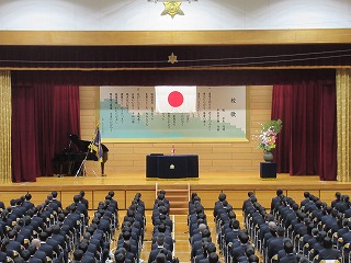 入学式の様子①