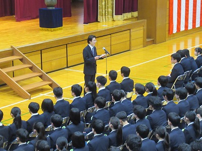 在校生送辞