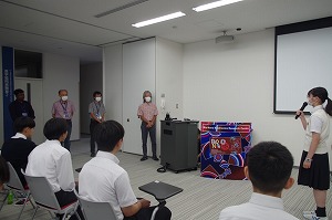 代表者によるお礼のあいさつ