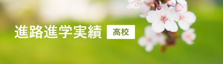 進路進学実績（高校学校）