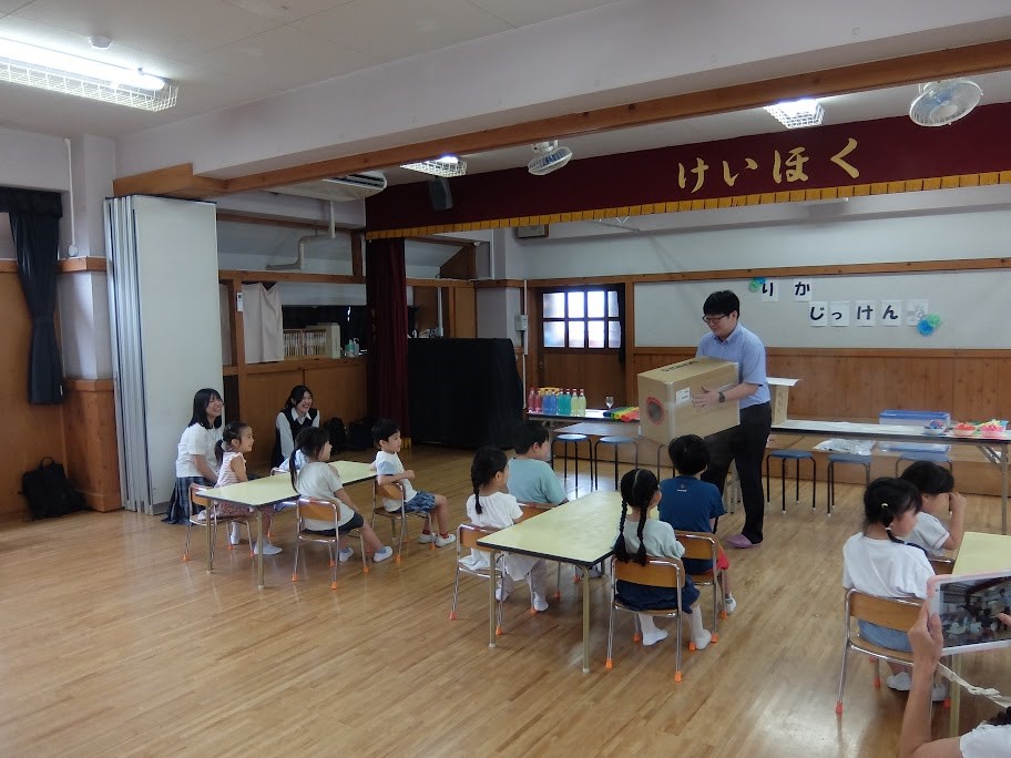 20260821京北高校「理科実験講座」写真1